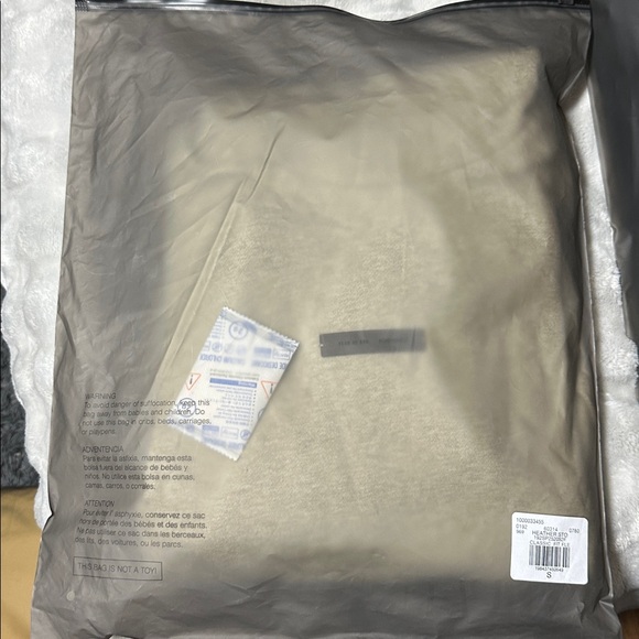 Fear of God ESSENTIALS Heather Stone Hoodie FW25 S NWT - Picture 9 of 10